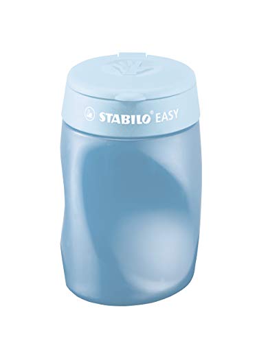 STABILO - Ergonomischer Dosen-Spitzer für Linkshänder - EASYsharpener - 3 in 1 - blau von STABILO