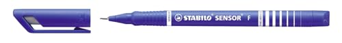 Fineliner mit gefederter Spitze - STABILO SENSOR F - fein - Einzelstift - blau Fineliner mit gefederter Spitze - STABILO SENSOR F - fein - Einzelstift - blau von STABILO