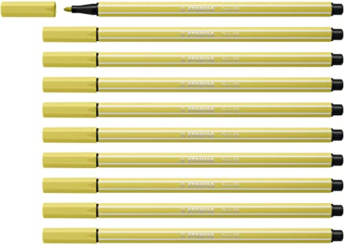 STABILO - Premium-Filzstift - Pen 68-10er Pack - senf von STABILO