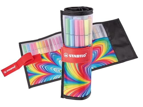 Premium-Filzstift - STABILO Pen 68 - ARTY - 25er Rollerset - mit 25 verschiedenen Farben von STABILO