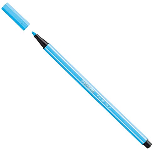 STABILO Fasermaler Pen 68 blau Fluoreszenz 68/031 von STABILO