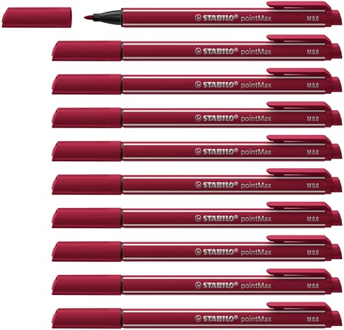 STABILO - Filzschreiber - pointMax - 10er Pack - purpur von STABILO