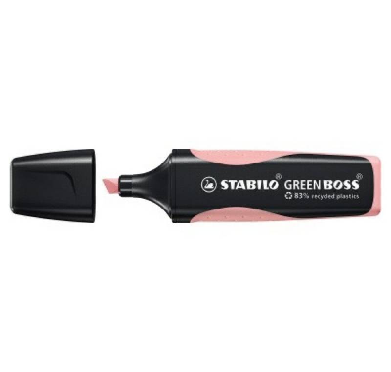 STABILO Papierscheren Textmarker GREEN BOSS 6070/129 2 2-5mm pastellrouge von STABILO