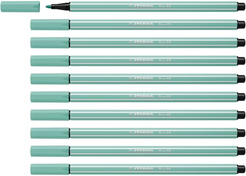 STABILO - Premium-Filzstift - Pen 68-10er Pack - eukalyptus von STABILO