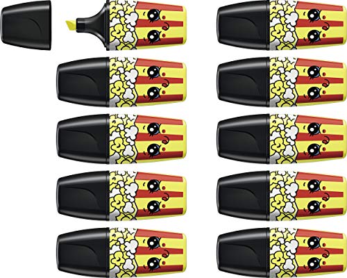 STABILO - Textmarker - BOSS MINI Sweet Friends - 10er Pack - gelb von STABILO