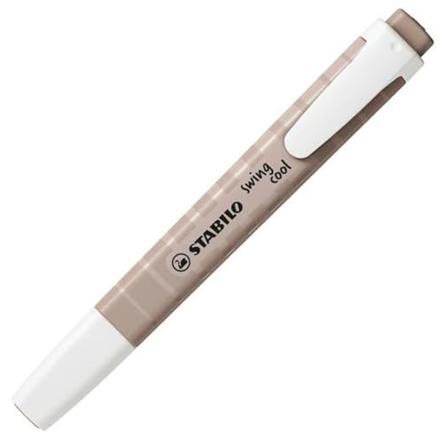 STABILO Textmarker Swing Cool Nature Colors hellgrau, 10 Stück, Marke, EAN: 4006381618335 von STABILO