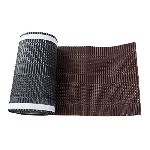 Alu-Rollfirst 300mm x 5m - braun - RAL 8017 | Firstrolle Firstband Vollalu Rollfirst Gratrolle Dachrolle Gratrolle von Stabilo Befestigungstechnik
