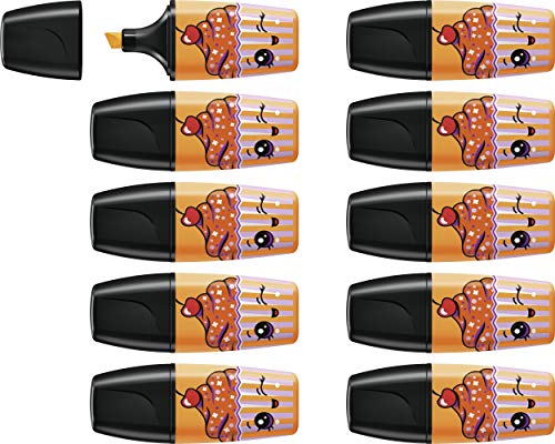 Textmarker - STABILO BOSS MINI Sweet Friends - 10er Pack - orange von STABILO