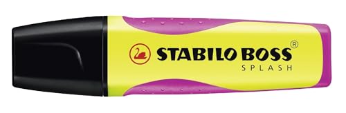 Textmarker - STABILO BOSS SPLASH - Einzelstift - gelb von STABILO