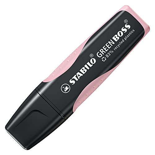 Umweltfreundlicher Textmarker - STABILO GREEN BOSS Pastel - Einzelstift - rosiges Rouge Umweltfreundlicher Textmarker - STABILO GREEN BOSS Pastel - Einzelstift - rosiges Rouge von STABILO
