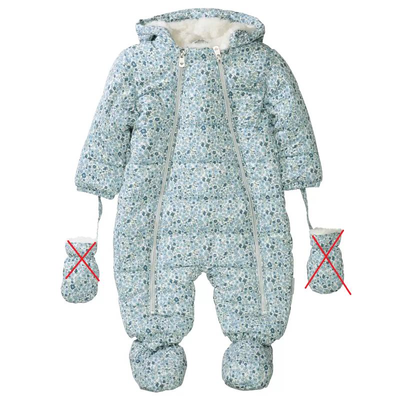 Staccato Schneeanzug Flower Gemustert Kinderschneeanzug Siehe Text B-Ware von STACCATO