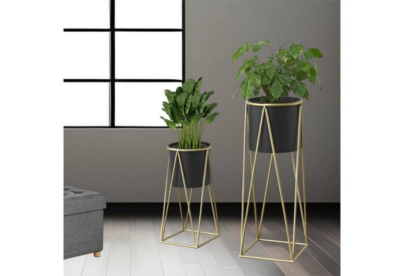 STADO Blumenständer Blumenständer Pflanzgestell Pflanzständer Blumentopfhalter 2er Set von STADO
