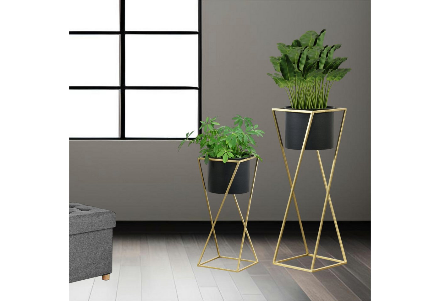 STADO Blumenständer Blumenständer Pflanzgestell Pflanzständer Blumentopfhalter 2er Set STADO Blumenständer Blumenständer Pflanzgestell Pflanzständer Blumentopfhalter 2er Set von STADO