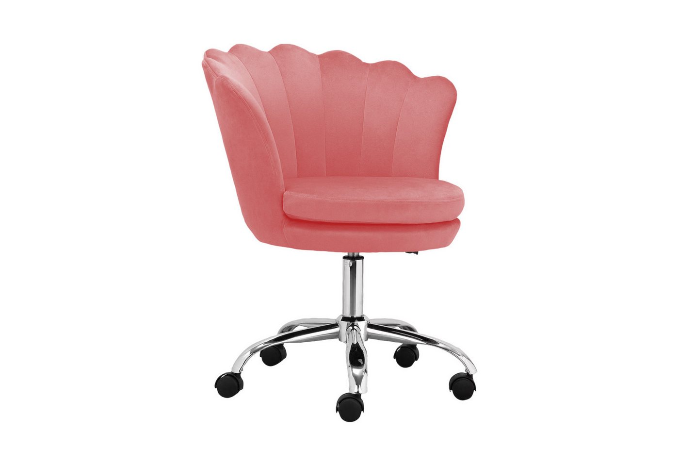 STADO Bürostuhl Bürostuhl Schreibtischstuhl Stuhl Höhenverstellbar Samt - Rosa von STADO