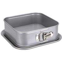 Städter Springform 23 x 23 cm / h 7 cm Silber quadratisch von STADTER