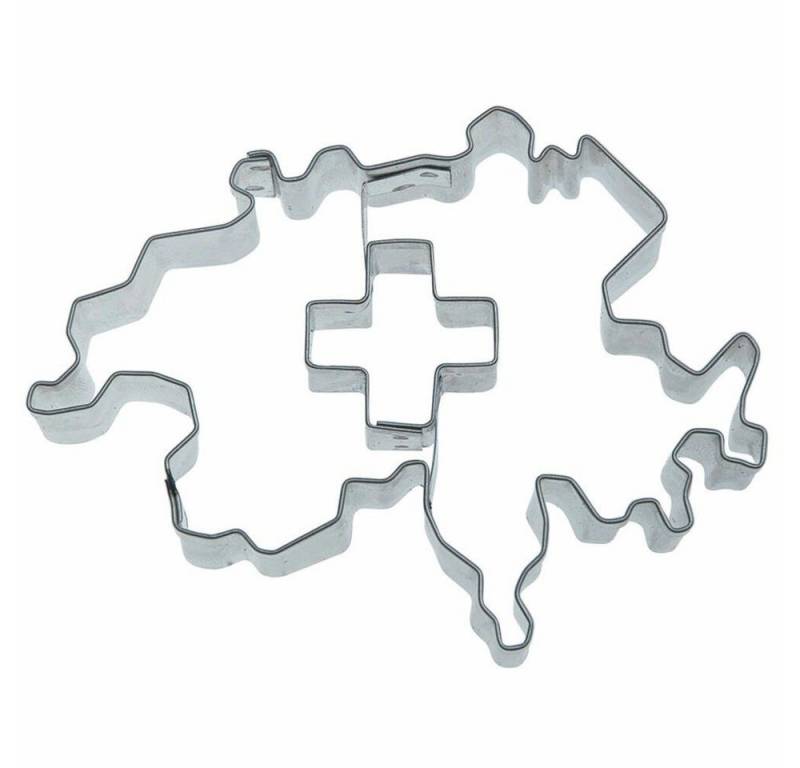 STÄDTER Ausstechform Kontur Schweiz mit Kreuz, Weissblech STÄDTER Ausstechform Kontur Schweiz mit Kreuz, Weissblech von STÄDTER