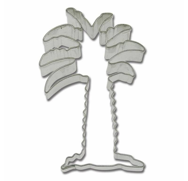 STÄDTER Ausstechform Palme 7 cm, Weissblech von STÄDTER