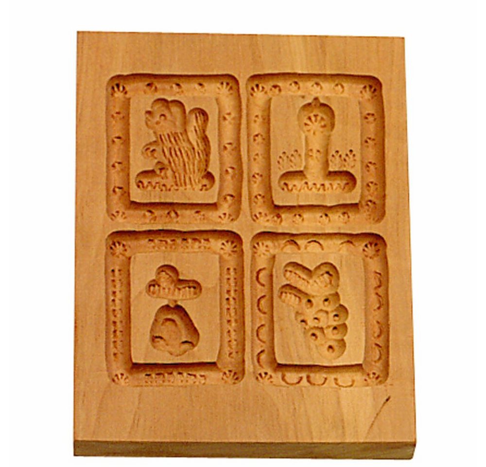 STÄDTER Ausstechform Springerle-Model 4 Motive Birnbaum 10 x 12 cm, Holz STÄDTER Ausstechform Springerle-Model 4 Motive Birnbaum 10 x 12 cm, Holz von STÄDTER