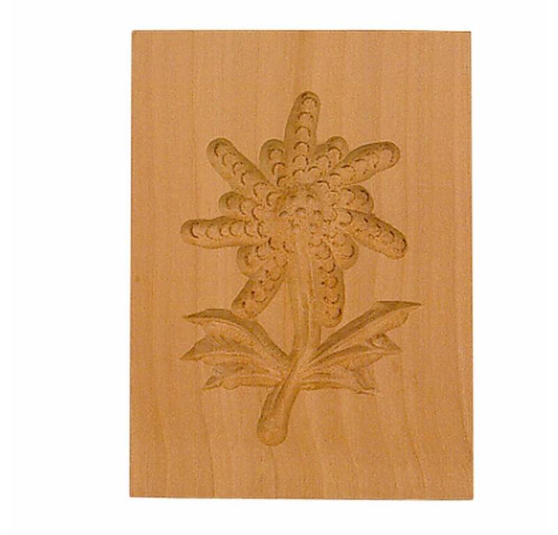 STÄDTER Ausstechform Springerle-Model Edelweiß, Holz von STÄDTER