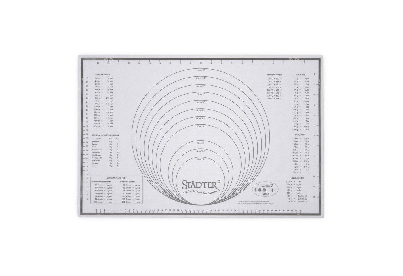 STÄDTER Backform Städter 'Silikon-Unterlage Maxi' STÄDTER Backform Städter 'Silikon-Unterlage Maxi' von STÄDTER