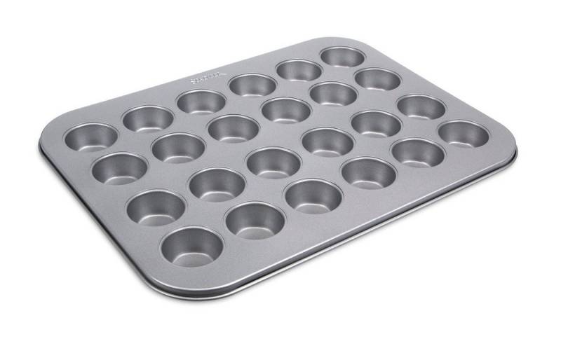 STÄDTER Backform Städter 'WE-LOVE-BAKING-Muffin 35 x 27 cm Silber Mini' von STÄDTER