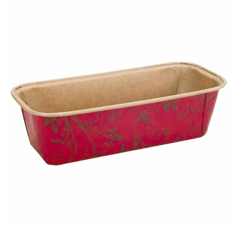 STÄDTER Kastenform Papier Maxi 6 Stück Rot von STÄDTER