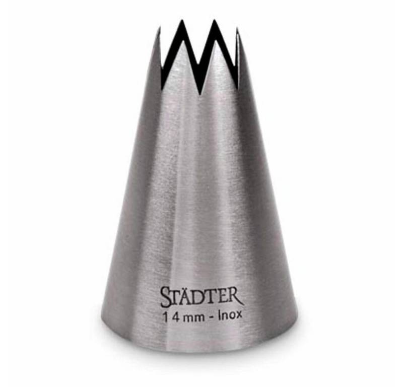 STÄDTER Spritzbeutel Fine Line Sterntülle Groß 14 mm von STÄDTER
