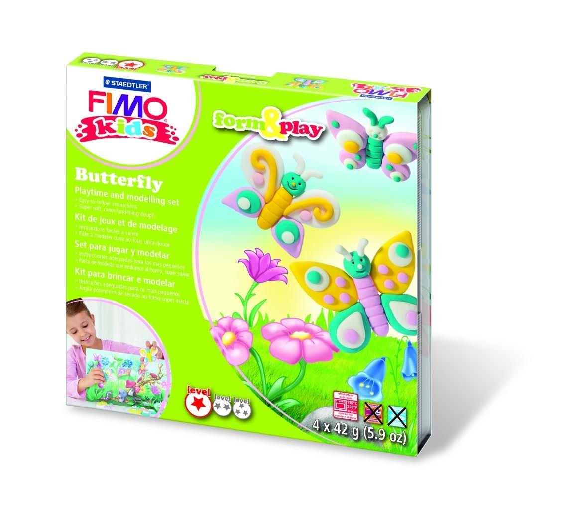 STAEDTLER Bastelfilz STAEDTLER FIMO kids form & play Butterfly von STAEDTLER