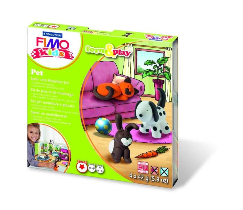 STAEDTLER Bastelfilz STAEDTLER FIMO kids form & play Pet von STAEDTLER