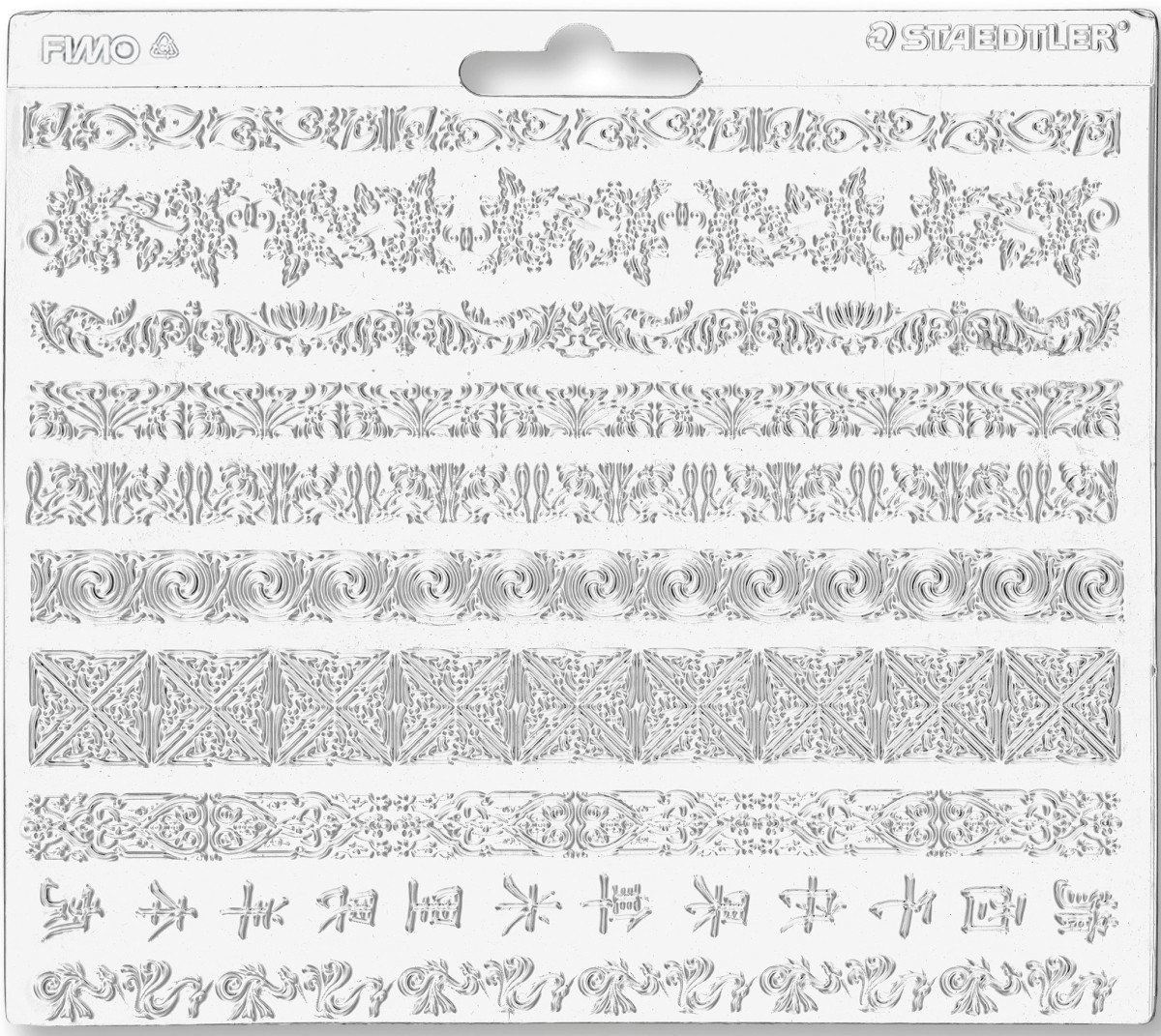 STAEDTLER Bastelfilz Strukturformen Fimo Bordüre STAEDTLER Bastelfilz Strukturformen Fimo Bordüre von STAEDTLER