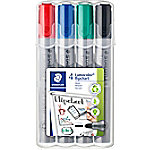 STAEDTLER Flipchart marker 356 WP4 Rundspitze 2 mm Farbig sortiert 4 Stück von STAEDTLER