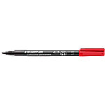 STAEDTLER Lumocolor Universal 317 Rundspitze Marker Extra Fein Rundspitze 0,4 mm Rot Nachfüllbar 10 Stück von STAEDTLER