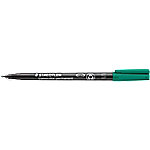 STAEDTLER Lumocolor Universal 313-2 Rundspitze Faserschreiber Extra Fein Rundspitze 0,4 mm Grün Nachfüllbar 10 Stück von STAEDTLER