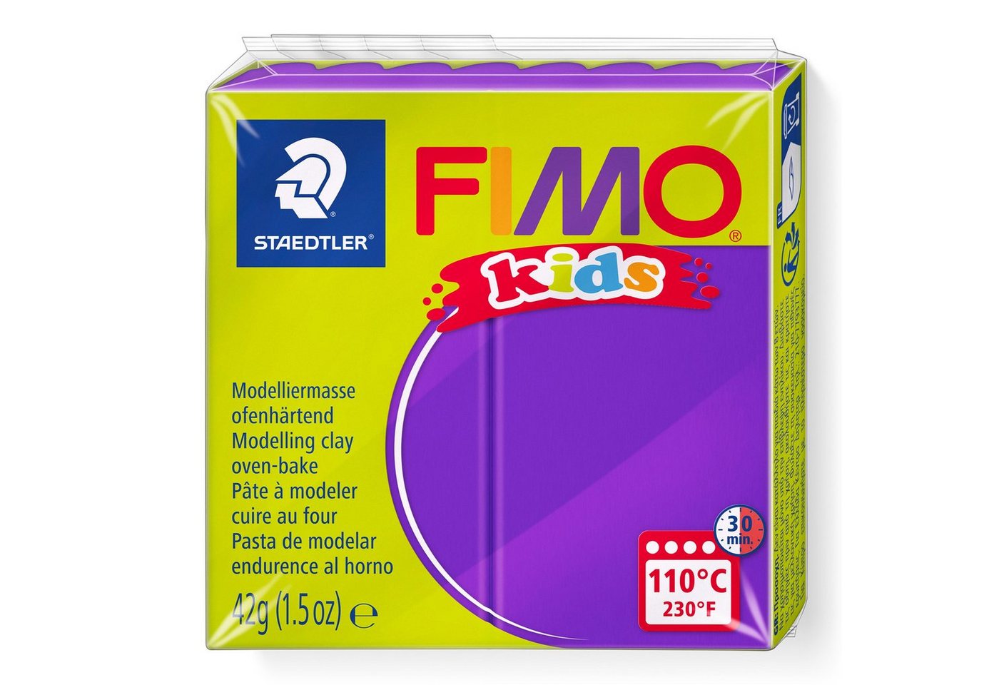 STAEDTLER Modelliermasse Modelliermasse FIMO kids violett von STAEDTLER