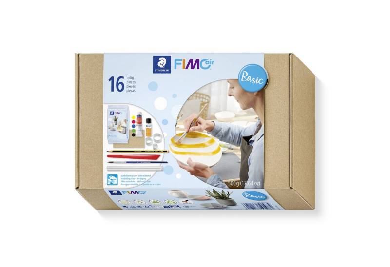 STAEDTLER Modelliermasse STAEDTLER FIMO Air 81 Modelliermasse - Basic Bastelset - Lufttrocknend von STAEDTLER