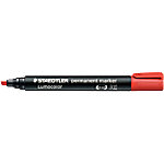 STAEDTLER Lumocolor Premier Keilspitze Permanentmarker Breit Keilspitze 2,0 - 5,0 mm Rot Nachfüllbar von STAEDTLER