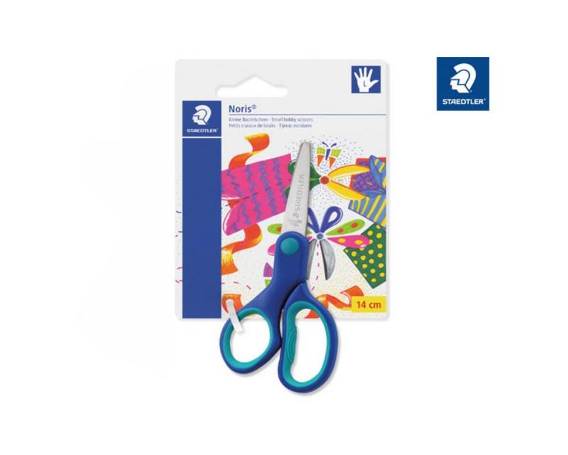STAEDTLER Universalschere STAEDTLER 965 14LNBK Bastelschere Noris Club, rund, für Linkshänder von STAEDTLER