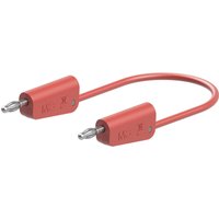 LK-4N-F25 Messleitung 50 cm Rot 1 St. - Stäubli von STÄUBLI