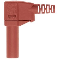 SLS425-SW Sicherheits-Lamellenstecker Stecker, gewinkelt Stift-Ø: 4 mm Rot 1 St. - Stäubli von STÄUBLI