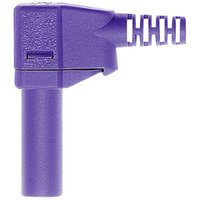 SLS425-SW Sicherheits-Lamellenstecker Stecker, gewinkelt Stift-Ø: 4 mm Violett 1 St. - Stäubli von STÄUBLI