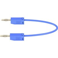 Stäubli LK205 Messleitung [Lamellenstecker 2 mm - Lamellenstecker 2 mm] 0.60 m Blau 1 St. von STÄUBLI