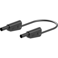 SLK-4N-S25 Messleitung 50 cm Schwarz 1 St. - Stäubli von STÄUBLI