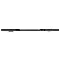 XMF-419 Sicherheits-Messleitung Lamellenstecker 4 mm Lamellenstecker 4 mm 1.00 m Schwarz 1 s - Stäubli von STÄUBLI