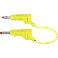 Stäubli - XZG425/SIL Sicherheits-Messleitung Lamellenstecker 4 mm Lamellenstecker 4 mm 0.50 m Gelb 1 s von STÄUBLI