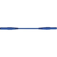 XMS-419 Sicherheits-Messleitung Lamellenstecker 4 mm Lamellenstecker 4 mm 1.00 m Blau 1 St. - Stäubli von STÄUBLI