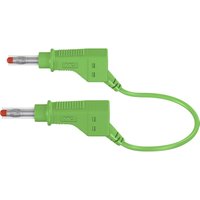 Stäubli - XZG425/SIL Sicherheits-Messleitung Lamellenstecker 4 mm Lamellenstecker 4 mm 2.00 m Grün 1 s von STÄUBLI