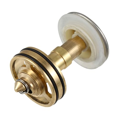 STAHAD Bounce Drain Filter Waschbecken Abflussventil aus Edelstahl und Kupfer Rostfrei Standardgroß Verhindert durch Grobe Ablagerungen Maßgeschneidert für Waschbecken Einfach zu von STAHAD