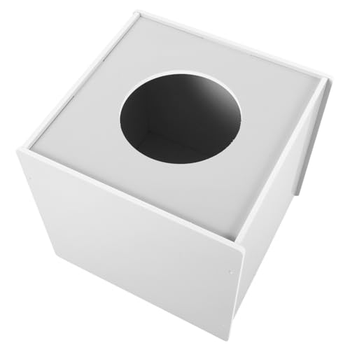 STAHAD Große Weiße Losbox Tragbare Leere Gewinnbox aus Robustem Material Vielseitig als Spenden und Wahlurne für Familie Party und Firmenfeier Geeignet STAHAD Große Weiße Losbox Tragbare Leere Gewinnbox aus Robustem Material Vielseitig als Spenden und Wahlurne für Familie Party und Firmenfeier Geeignet von STAHAD