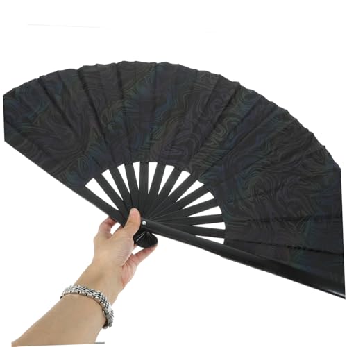 STAHAD Reflektierender Handfächer Chinesischer Stil Faltbarer Holzfächer Party Tanz Deko Eleganter Stofffächer Damen Handheld Kühlend Bühnenrequisit STAHAD Reflektierender Handfächer Chinesischer Stil Faltbarer Holzfächer Party Tanz Deko Eleganter Stofffächer Damen Handheld Kühlend Bühnenrequisit von STAHAD