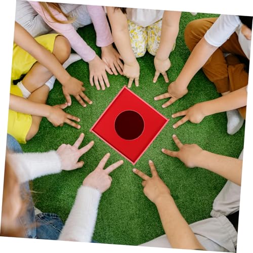 STAHAD Rote Raffle Box Lotteriebehälter mit Großer Kapazität für Versammlungen und Partys Multifunktionale Aufbewahrungsbox für Lose Spenden und Vorschläge von STAHAD